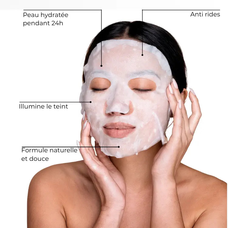 MASQUE AU BIO-COLLAGÈNE ANTI-ÂGE Laylia